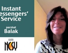 Parshat Balak – Instant Messengers’ Service – Carol Rhine, NY NCSY & JUMP