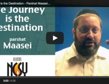 The Journey is the Destination – Parshat Maasei – Rabbi Judah Hulkower, West Coast NCSY Alum