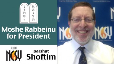 Parshat Shoftim – Moshe for President – Rabbi Dinovitzer, Associate Regional Director of Atlantic Seaboard NCSY