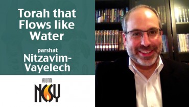 Torah that Flows Like Water – Parshat Nitzavim-Vayelech – Rabbi Glenn Black, CEO of Canada NCSY