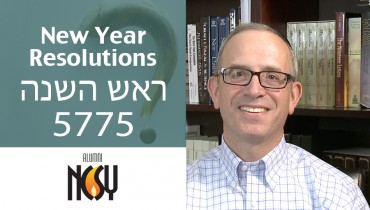 New Year Resolutions – Rosh Hashanah – Rabbi Tzali Freedman, Director of Central East NCSY