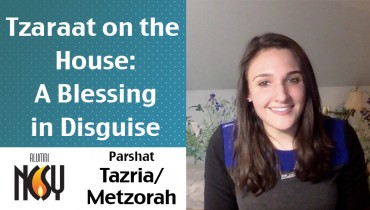Parshat Tazria-Metzorah – Tzaraat on the House: A Blessing in Disguise – Margot Reinstein, Upstate NY & NJ NCSY, and NCSY GIVE